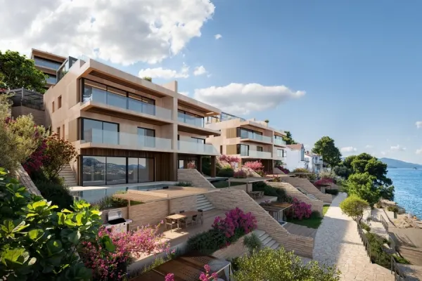 Moderne Apartments an der Adria bei Trogir, Pool und Wellness, Bild 3