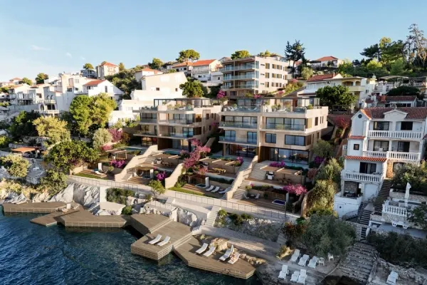 Moderne Apartments an der Adria bei Trogir, Pool und Wellness, Bild 2