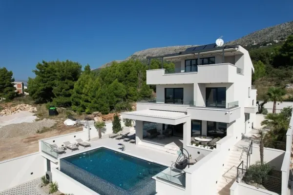 Neubau-Villa mit Panorama-Meerblick, Region Split, Bild 3