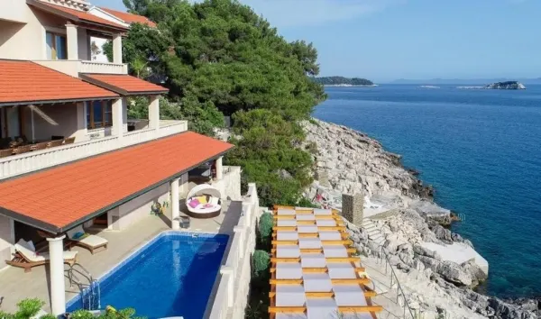 Villa in traumhafter Lage in der 1. Reihe zum Meer, Südküste Insel Korcula, Bild 3