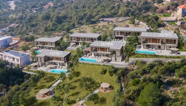 Attraktive Neubau-Villa mit Swimmingpool und Meerblick in ruhiger Umgebung, Region Trogir, Bild 2