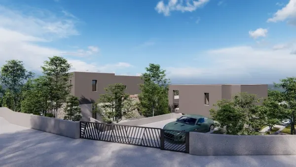 Attraktive Neubau-Villa mit Swimmingpool und Meerblick in ruhiger Umgebung, Region Trogir, Bild 3