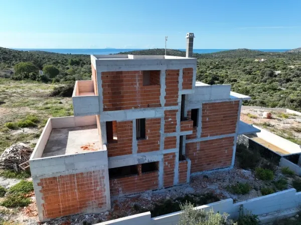 Moderne Villa mit Pool und Meerblick, Region Dvornica, Bild 2