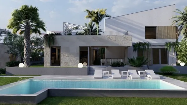 Traumhafte Villa im Luxus-Areal mit Tennisplatz, etc., Region Malinska, Insel Krk, Bild 2