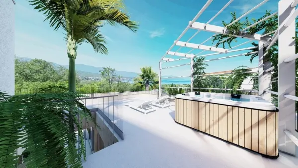Traumhafte Villa im Luxus-Areal mit Tennisplatz, etc., Region Malinska, Insel Krk, Bild 3