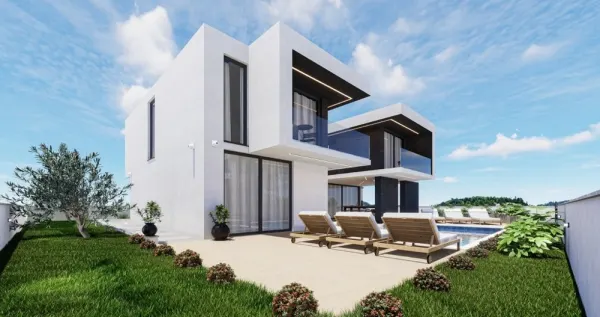 Moderne Villa mit Pool und Blick auf das Meer, Bild 3