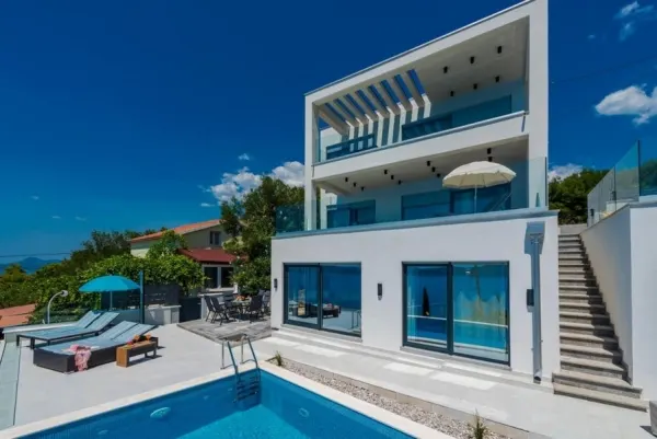 Moderne Villa mit Pool und wunderschönem Meerblick, Dubrovnik Riviera, Bild 2