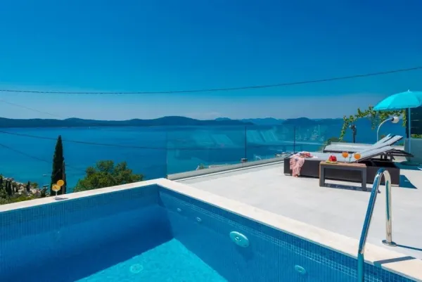 Moderne Villa mit Pool und wunderschönem Meerblick, Dubrovnik Riviera, Bild 3