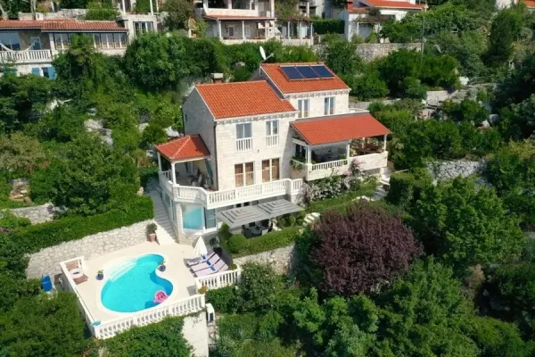 Mediterrane Villa direkt am Meer, Region Dubrovnik, Bild 2