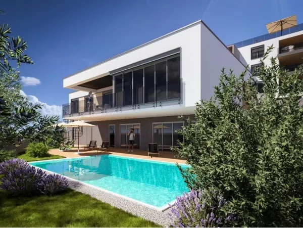 Moderne Luxusvillen mit Pool und Meerblick - im Areal, Bild 2