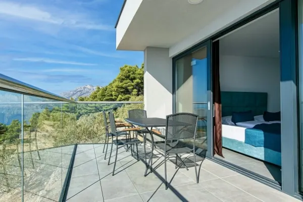 Modernes Penthouse mit traumhafter Aussicht im Resort, Region Makarska, Bild 2