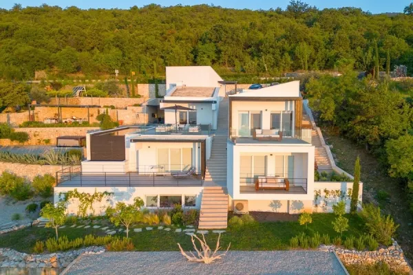 Luxuriöse Villa im modernen Stil mit Infinity-Pool und Panorama-Meerblick an der Opatija Riviera, Bild 3