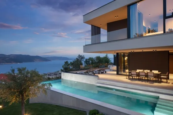 Moderne Luxusvilla mit Swimmingpool und Panorama-Meerblick, Bild 2