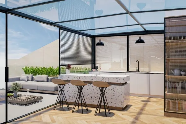 Modernes Penthouse in erster Meereslinie mit Dachterrasse und Community-Pool, Bild 2