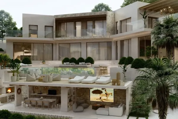 Moderne Luxusvilla mit Pool und Panorama-Meerblick, Region Omis, Bild 3
