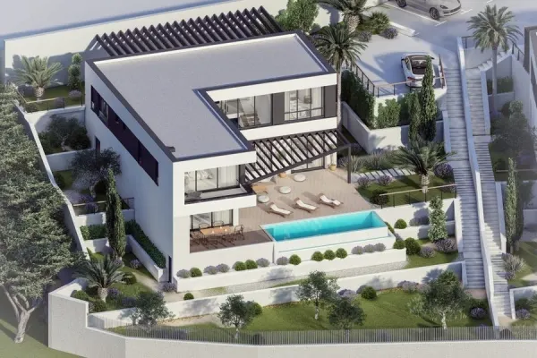 Neubauvilla mit Pool und Meerblick, Bild 2