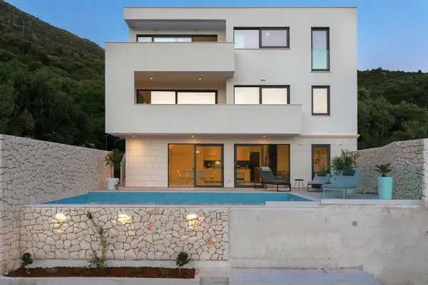 Moderne Villa nahe dem Meer, Region Dubrovnik, Bild 3