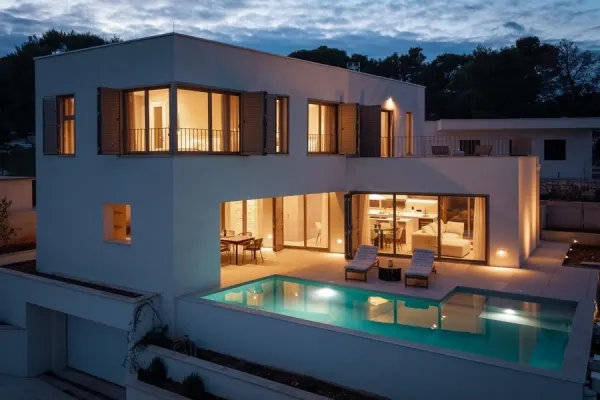 Moderne Villa mit Swimmingpool und Meerblick, Bild 3