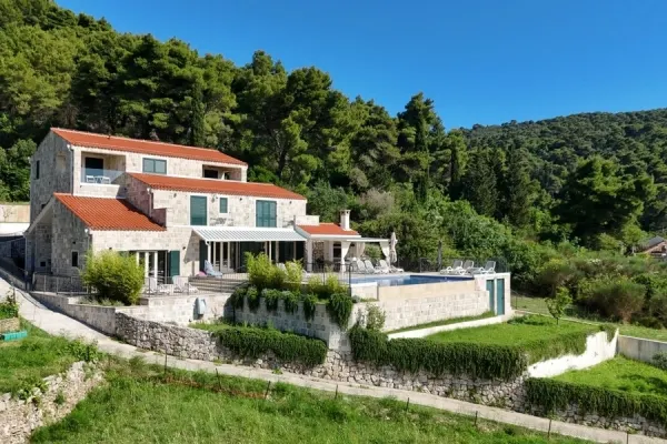 Villa mit Pool, Meerblick und Gästeapartment, Bild 3