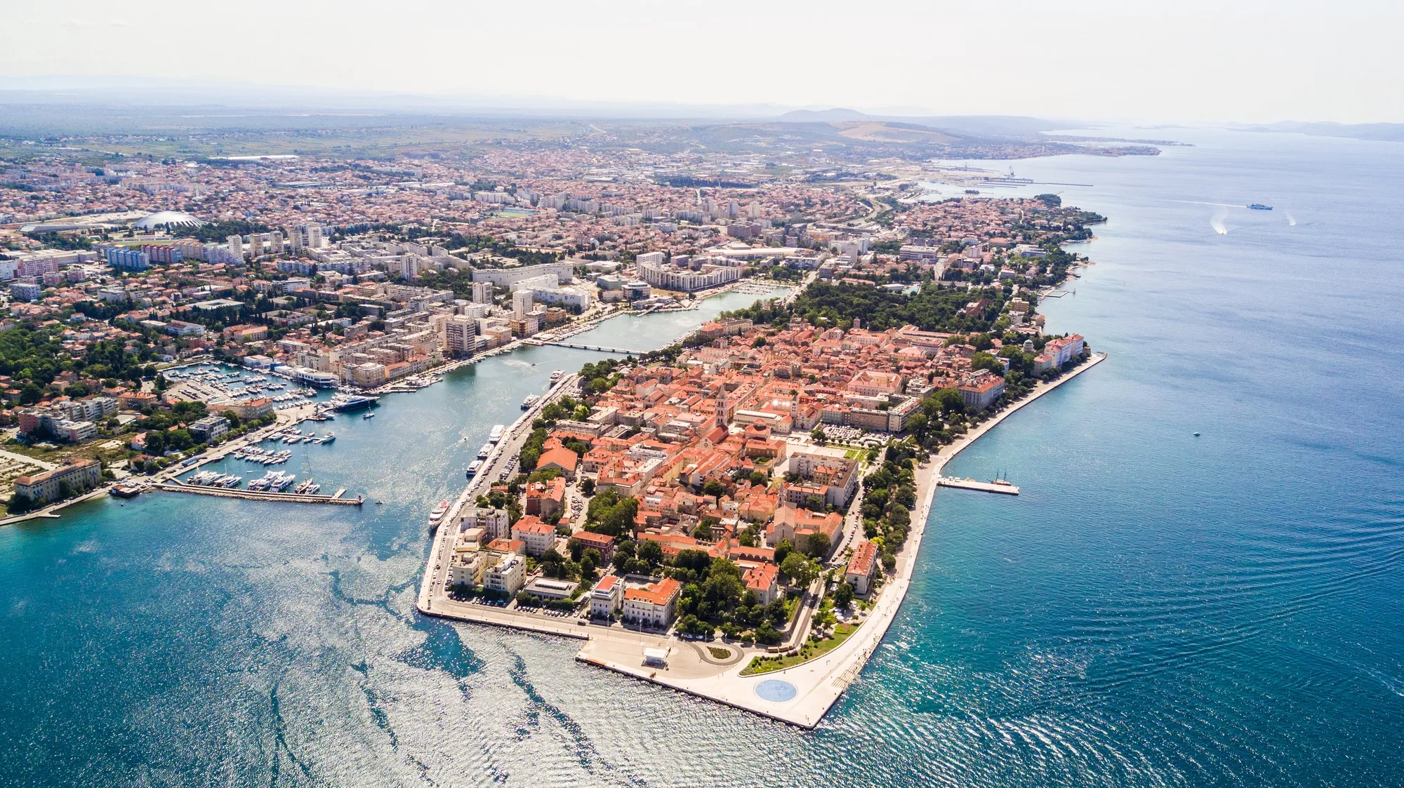 Zadar von oben