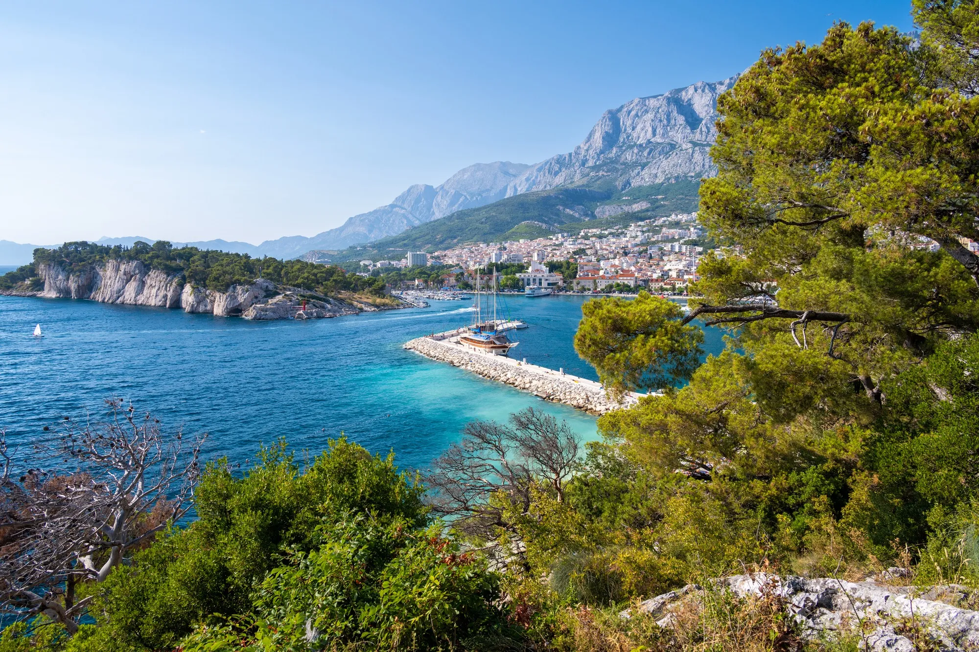 Makarska Riviera mit dem Biokovo